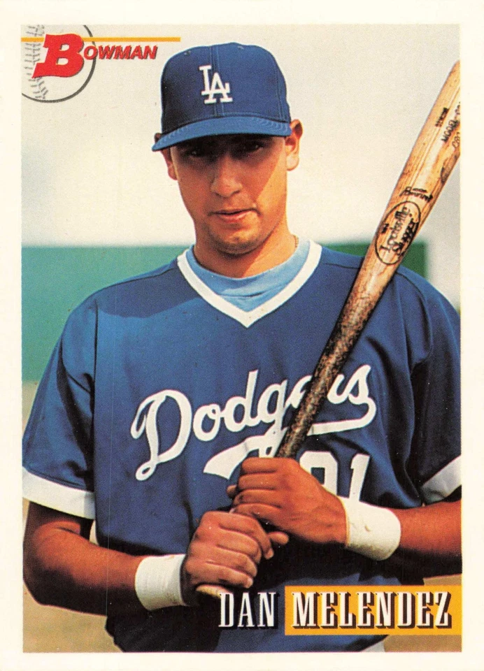 Dan Melendez 1993 Bowman #562 Los Angeles Dodgers Baseball - Image 1 of 2