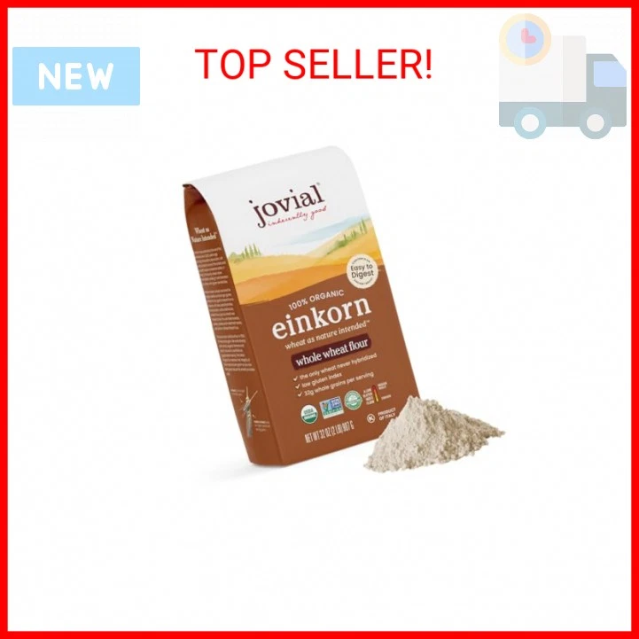 Jovial 100 Organic Einkorn Whole Wheat Flour 32oz