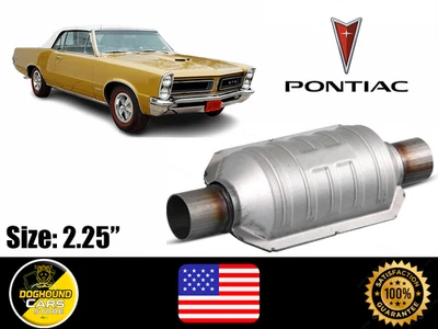 For All Pontiac Catalytic Converter 2.25" High Quality Fit Easy to Install - Image 1 of 4