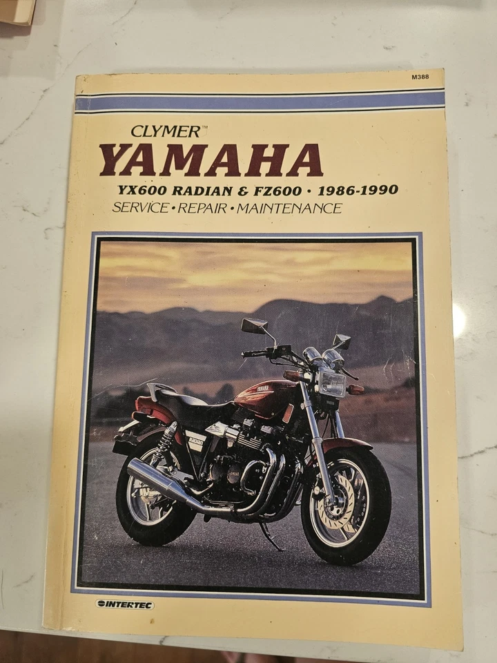 CLYMER YAMAHA YX600 RADIAN & FZ600 1986-1990 SERVICIO REPARACIÓN MANUAL DE MANTENIMIENTO! Foto 1 de 2