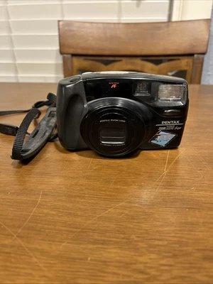 🔥Excellent PENTAX ZOOM 105-super 35mm Film Camera AF Point Shoot Works - Image 1 of 4