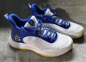 Under Armour Steph Curry 3Z6 3025090-103 Blue & White Basketball Shoes Size 9.5  - Picture 1 of 6