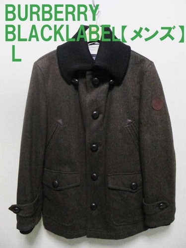 Giacca Uomo BURBERRY BLACK LABEL L Marrone Scuro Spessa Uomo #ED ZHA