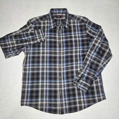 Untuckit Shirt Men XL Extra Large Slim Fit Box Plaid Button Up  - Image 1 of 4