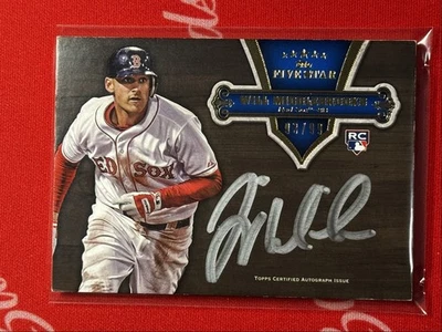 Autógrafos Topps Five Star 2012 tinta plateada Will Middlebrooks radiocontrol automático 93/99 Foto 1 de 2