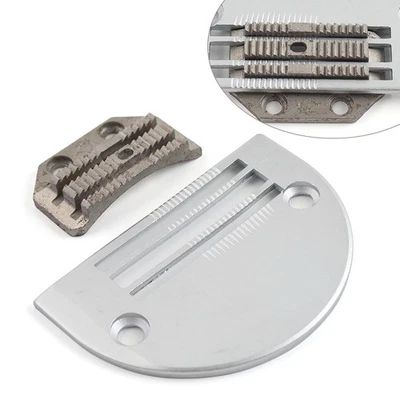 Needle Plate & Feed Dog for JUKI DLN-415 DLN 5410N DLN-9010 Needle Feed Sewing - Image 1 of 4