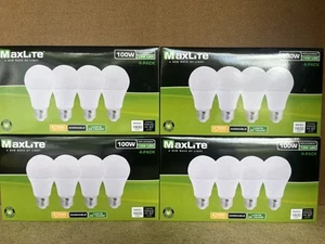 16 Pack Maxlite 13W LED Bulb = 100 watt replace A19 Soft White 2700K LED Light - Picture 1 of 5