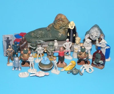 STAR WARS ROTJ JABBA THE HUTT THRONE ROOM MODEL KIT MINI FIGURES PARTS LOT 19... — 第 1/4 张图片