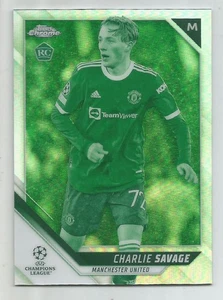 2021-22 Topps Chrome UEFA Champions Charlie Savage RC Night Vision 222/225 #70 - Picture 1 of 2