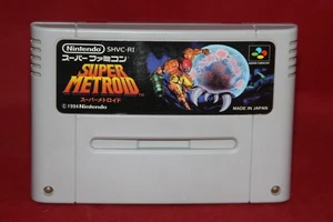 Super Metroid (Super Famicom SFC, 1994) Authentic Game Cartridge (SHVC-RI) - Picture 1 of 5