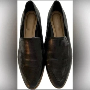 Mocasines planos Vince Camuto negros sin cordones de cuero VP-Finetta para mujer 7 nuevos sin etiquetas - Imagen 1 de 9