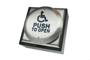 Disabled Door Push To Open Button (DDA Regulations) Exit Button - Picture 1 of 1
