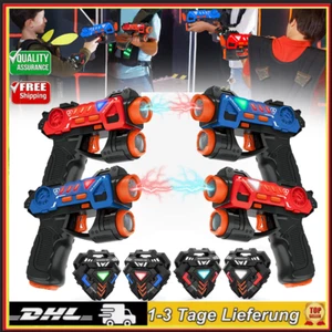 Infrarot Laser Tag Set 4Pcs Active Infrarot Pistole mit Abzeichen für 4 Spieler - Bild 1 von 18