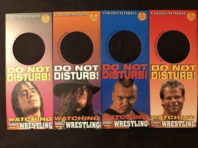 世界自然基金会体育馆视频请勿打扰观看世界自然基金会 1994 年批量 4 件 Undertaker Bret  — 第 1/4 张图片