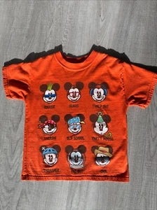Disney Parks Youth Boys T Shirt XS Mickey Mouse Short Sleeve - Picture 1 of 9