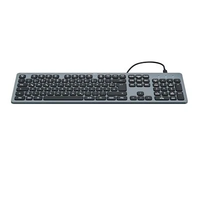 Hama PC Tastatur CK-400 kabelgebunden USB Keyboard DE QWERTZ beleuchtet Schwarz - Bild 1 von 4