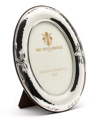 Marco de fotos de plata de ley 925 maciza de 7"x5"* 7402/13×18 EE. UU. Foto 1 de 4