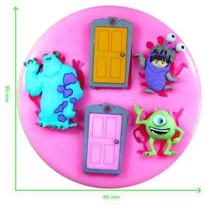 Molde de silicona Disney Monsters Inc. de Fairie Blessings - Imagen 1 de 4