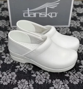 Dansko Professional Box White Clog Size 40 Women's Slip On Shoe - Picture 1 of 9