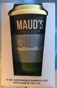 Maud’s Nachhaltige Bambus Tasse 14oz mit Hülle & Deckel - Bild 1 von 4
