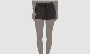 $78 The North Face Women's Gray Stretch Elastic Waist Casual Short Shorts Size S - Picture 1 of 1