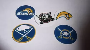 Pre Cut One Inch Bottle Cap Images Buffalo Sabres Free Ship - Picture 1 of 1