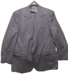 Brooks Brothers 1818 2 Piece WOOL Suit Men's 43R Charcoal Gray 38x31 MADE IN USA - Picture 1 of 18