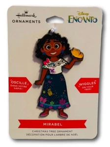 Hallmark Disney Mirabel Encanto Flat Metal Enamel Ornament On Card New - Picture 1 of 1