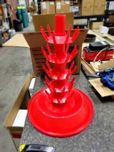 The vintage shop Bottle tower rotating Holds ~ 45 Bottles ~new - Picture 1 of 2