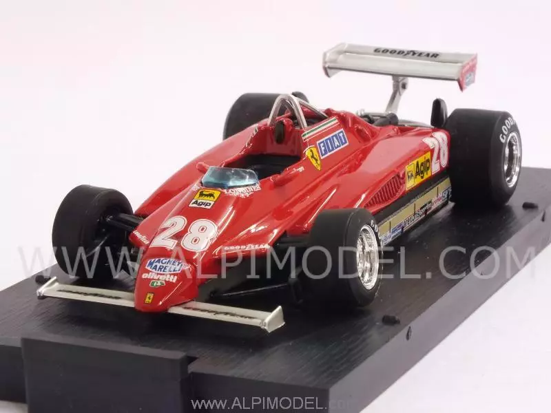 Ferrari 126 C2 GP San Marino 1982 Didier Pironi 1:43 BRUMM R268 - Immagine 1 di 1