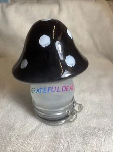Grateful Dead Mushroom Stash Containers.very heavy and thick glass. - Picture 1 of 5