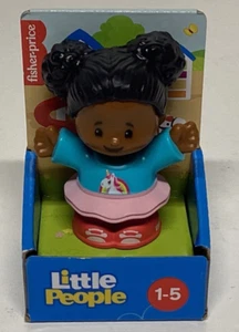 Fisher Price Little People 2012 Tessa Unicorn Blue Shirt African American Girl - Picture 1 of 2