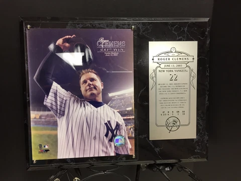 ROGER CLEMENS 300th WIN PLAQUE Cover