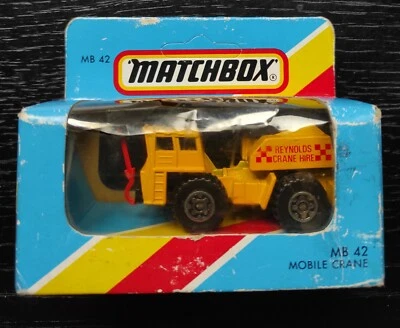 MATCHBOX LESNEY IRON FAIRY CRANE MB 42 GELB/SCHWARZ Neu, in ungeöffneter Packung - Bild 1 von 4
