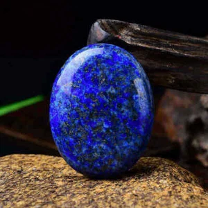 Raw Natural Lapis Lazuli Palm Worry Stone Quartz Crystal Polished Gemstone Reiki - Bild 1 von 15