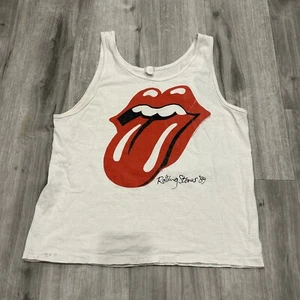 Camiseta Rolling Stones Original De Colección 1989 Steel Wheels Tour - Camiseta sin mangas Talla L - Imagen 1 de 8