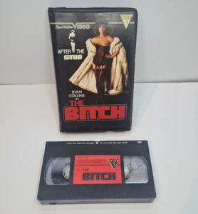The Bitch 1979 VHS Pre-Cert Big Box Clam Shell Case Joan Collins - Picture 1 of 12