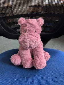 Jellycat Medium Fuddlewuddle Pink Hippo Soft Plush Toy Rare Retired - Picture 1 of 4