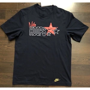 Nike Dri-FIT Primary Hoops Graphic Versatile T-Shirt Obsidian Men XL FN1854-451 - Picture 1 of 12