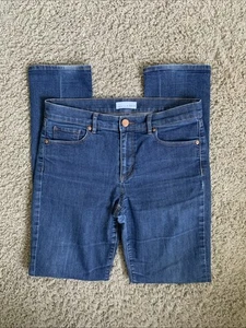 LOFT Made and Loved Modern Straight 29/8 Medium Wash Denim Blue Jeans 32x32 - Bild 1 von 4
