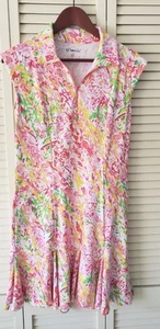 IBKUL Golfkleid Blumen Leopard Rosa Größe S - Bild 1 von 11