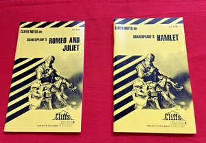Cliffs Notes - Lot of 2 - Romeo And Juliet, Hamlet - Picture 1 of 6