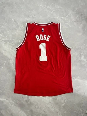 Camiseta Adidas Chicago Bulls Derrick Rose #1 NBA - Imagem 1 de 4