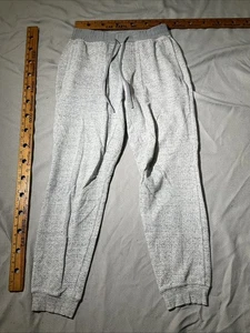 Lululemon Hose Herren Medium Grau At Ease Jogginghose Taschen Gym Komfort LM5642S - Bild 1 von 13
