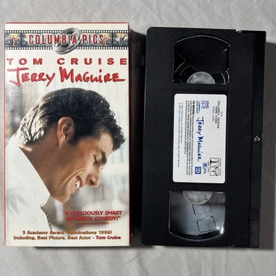 Jerry Maguire VHS Tape Tom Cruise TriStar 1997 Romantic Comedy Movie NTSC Video - Image 1 of 2