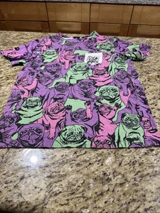 Pug Life T Shirt LARGE Cropp Brand Excellent Condition see pictures - Picture 1 of 9