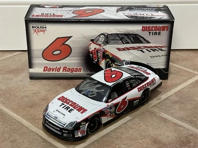 2007 David Ragan Discount Tire Ford Fusion Roush SIGNED AUTOGRAPHED NASCAR 1/24 - Image 1 of 4