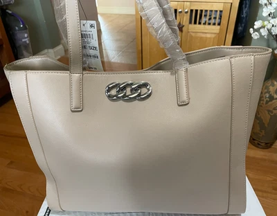 Bolso de Mano INC International Concepts "Michaella" Guijarro Avena Bronceado Leche - Nuevo con Etiquetas Foto 1 de 4