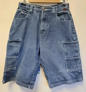 Vtg FUBU Denim Shorts Youth Size 20 Waist 30" - Picture 1 of 13