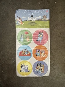 BLUEY STICKERS Blue Dog Kids Decals 24CT Cartoon - Picture 1 of 1